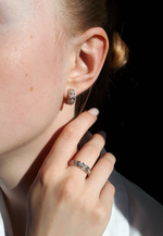 Ефимов Серьги "Бриллиантовые бубны" золото 585 с натуральными природными бриллиантами