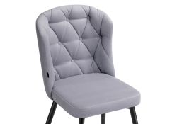 Стул на металлокаркасе Алиссум velutto 49 / черный