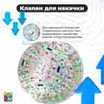 Светящийся зорб "Магический шар" ТПУ, диаметр 3 м