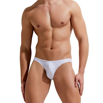 Хлопковые мужские трусы-слипы Colours of the Planet Brief (Размер: XL) (Цвет: белый)