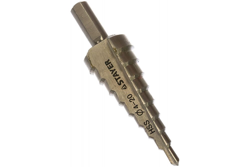 Сверло ступенчатое STAYER по мет.4-20 мм 75 мм