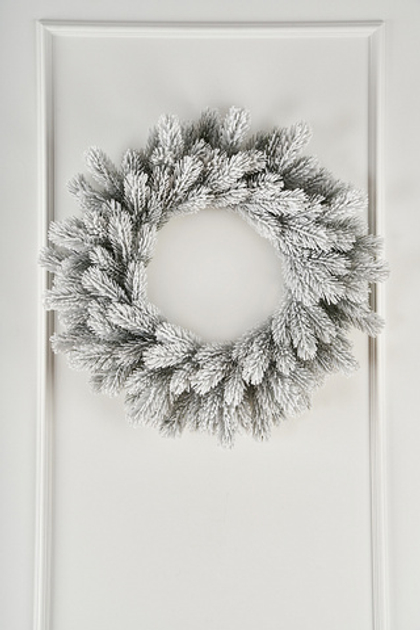 Венок рождественский Императрица заснеженный