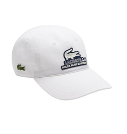 Теннисная кепка Lacoste Rolex Paris Masters Edition - white