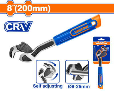 Ключ трубный самозажимной 200 мм, 9-25 мм (10/80) WADFOW WPW0A08