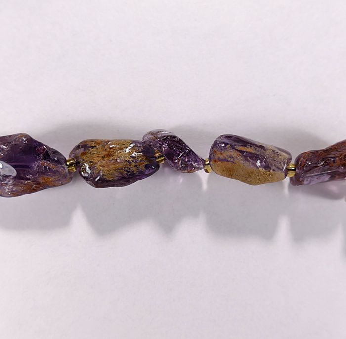 Бусина из ауралита-23, фигурная, 13x15 - 15x18 мм (природная форма)