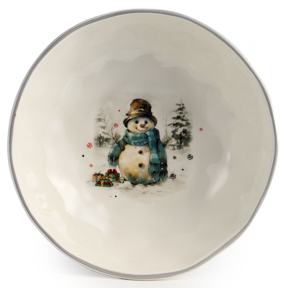 САЛАТНИК AGNESS "С НОВЫМ ГОДОМ!" 17*5,7 СМ (КОР=24ШТ.)