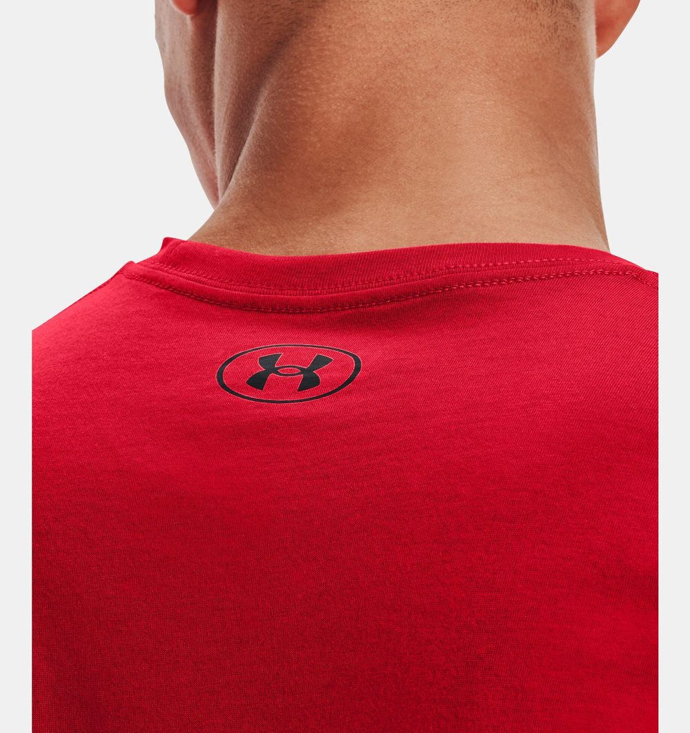 Футболка мужская Under Armour SPORTSTYLE LEFT CHEST SS-RED