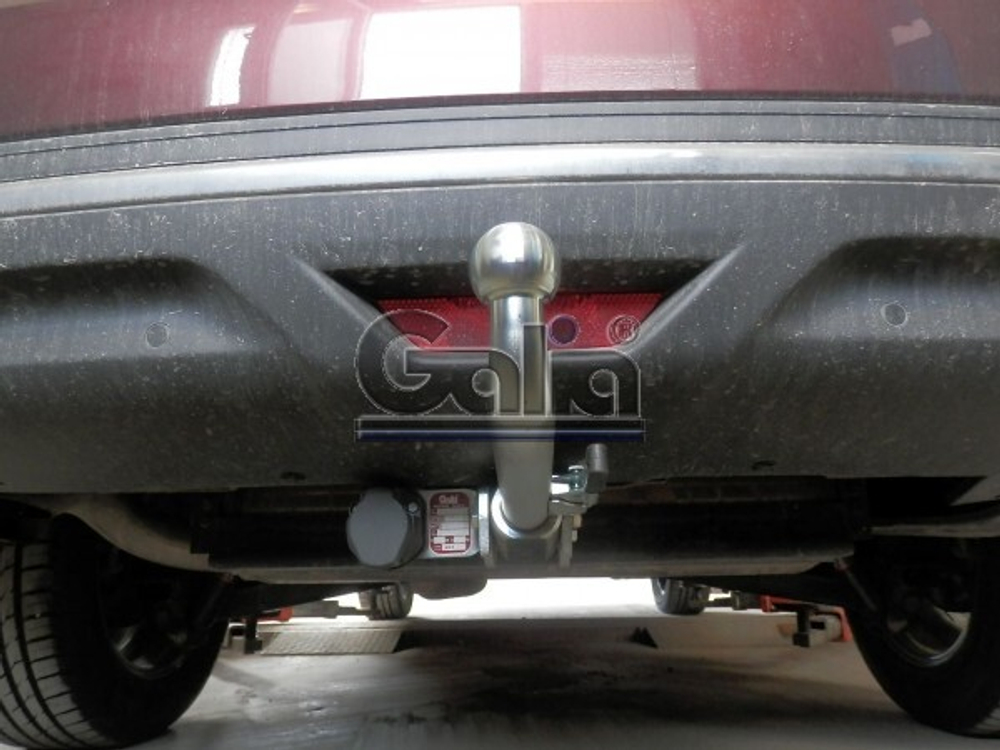 Фаркоп оцинкованный Galia N055A для Nissan X-Trail 2015-, Renault Koleos 2016-(паспорт и сертификат в комплекте)(без электрики)