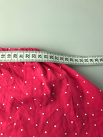 Юбка розовая в белый горошек на 4-5 лет