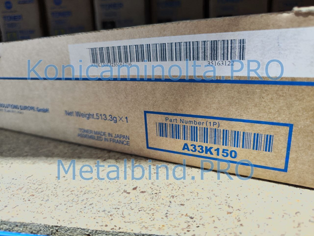 Тонер TN-321K Konica Minolta оригинальный черный A33K150