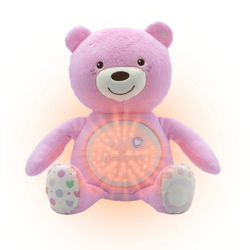 Chicco First Dreams - Плюшевый мишка с проектором Розовый 80151