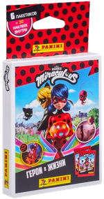 Блистер с наклейками Panini Леди Баг и Супер-кот