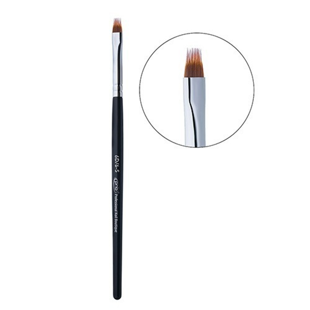 Кисть для дизайна 6D. омбре 6-s PNB, нейлон/ Nail Art Brush fork 6-s, nylon