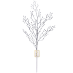 Ветка декоративная "Зимнее дерево" 65 см, Серебро
