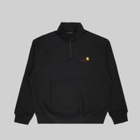  Толстовка мужская Carhartt WIP American Script Half Zip артикул:I027014_black - купить в магазине Дайс