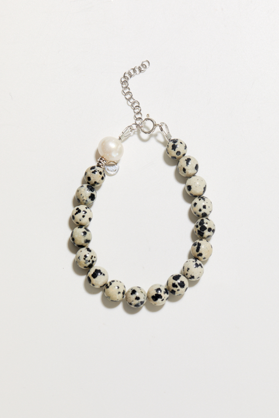 Браслет JOY из далматиновой яшмы