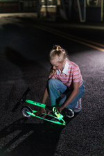 Самокат Micro Sprite Glow (светится в темноте) LED, Art Млечный путь