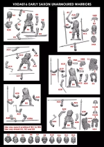 VXDA016 Early Saxon Unarmoured Warriors