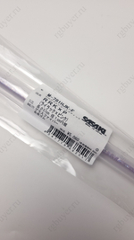 Палочка Sasaki 57 см с блеском фиолетовая с розовой ручкой RRKxР (Lilac x Pink)