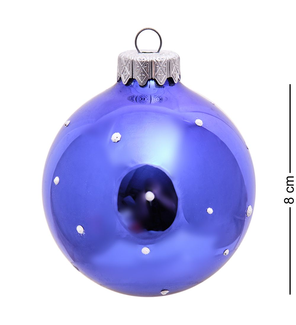 Элита НФШ-1309 Ел. украшение Шар «Дед Мороз» 80 мм