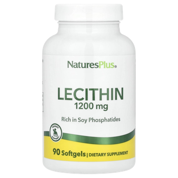 Natures Plus Lecithin 1200 mg 90 soft , Соевый Лецитин