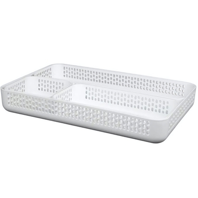 Набор органайзеров UNO (сет 3) в комплекте 4 штуки цвет белый