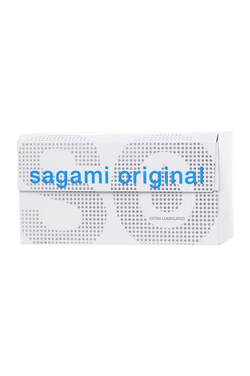 Презервативы SAGAMI Original 002 полиуретановые EXTRA LUB 12шт.