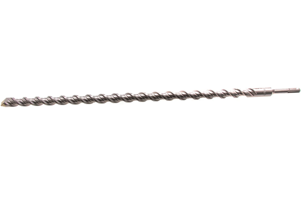 Бур по бетону, двойная спираль, Cobalt W-tip (22x600 мм; SDS PLUS) Denzel 705055