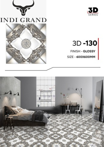 Керамогранит 3D 60х60 glossy-130