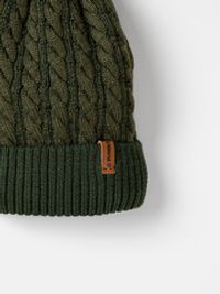 Шапка зимняя из смесовой шерсти с флисовым подкладом "Олива" 7+