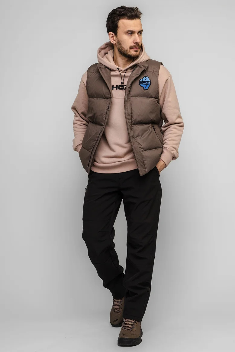 Жилет "НОХО" утеплённый, унисекс, цвет "Прибрежный туман"