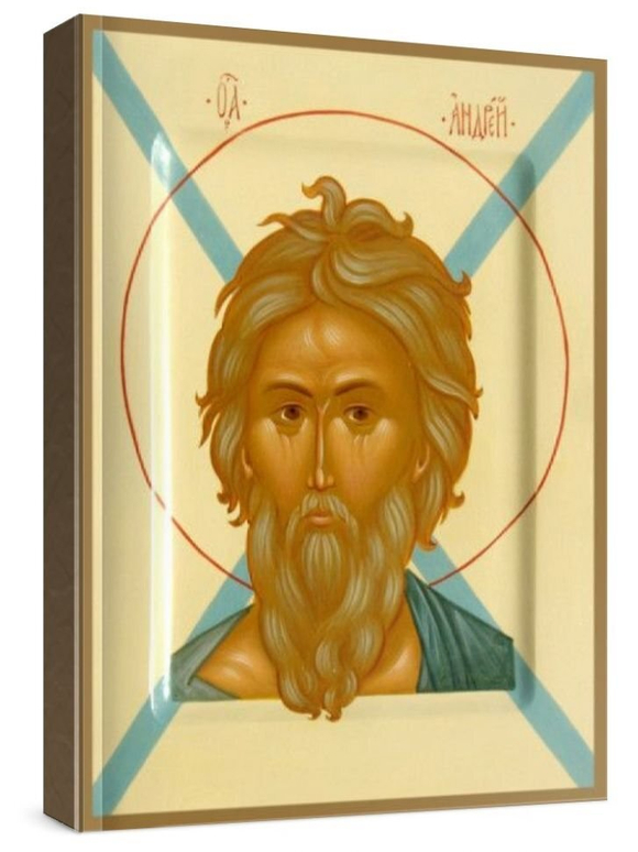 Андрей Первозванный (рукописная икона)