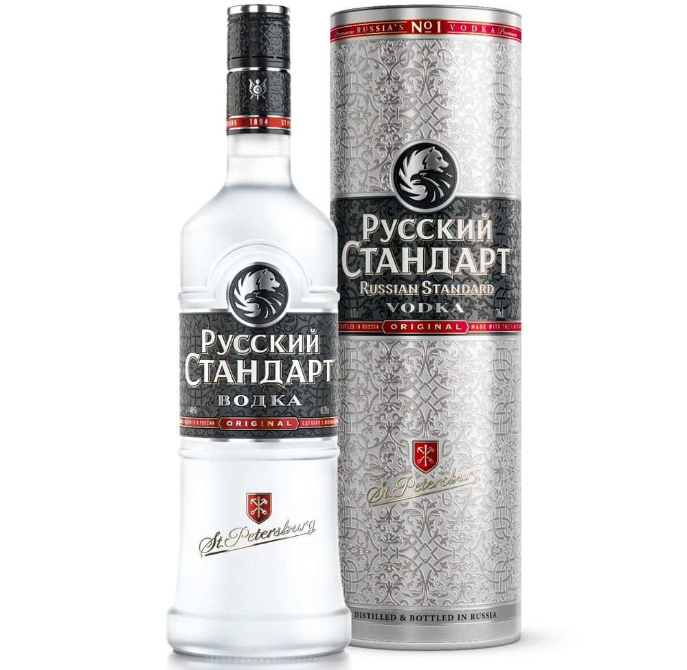 Водка Русский Стандарт Original 0,7 л. В тубе