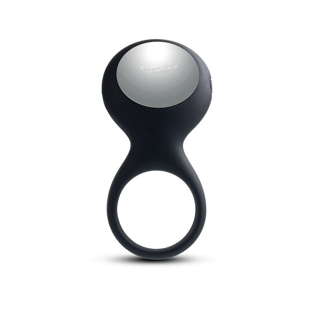 Эрекционное виброкольцо Svakom Tyler, перезаряжаемое, чёрное