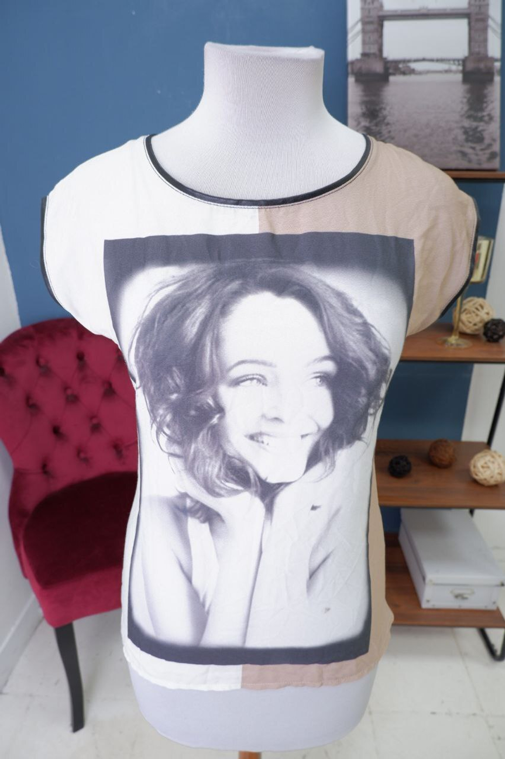 Футболка Grain de Malice с принтом 42 размер