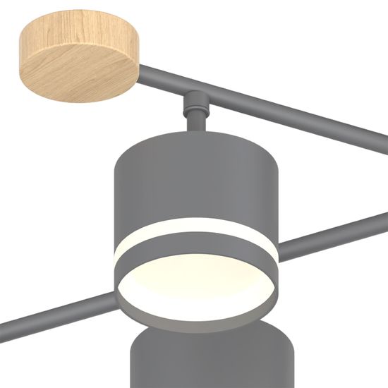 78730-0.3-06 GX53 GREY+WOOD светильник потолочный