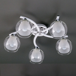 Citilux Кристи CL152150 Люстра потолочная Белая Хром