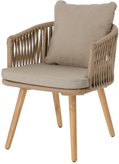 Стул Hemilce с бежевой веревкой Испания La Forma