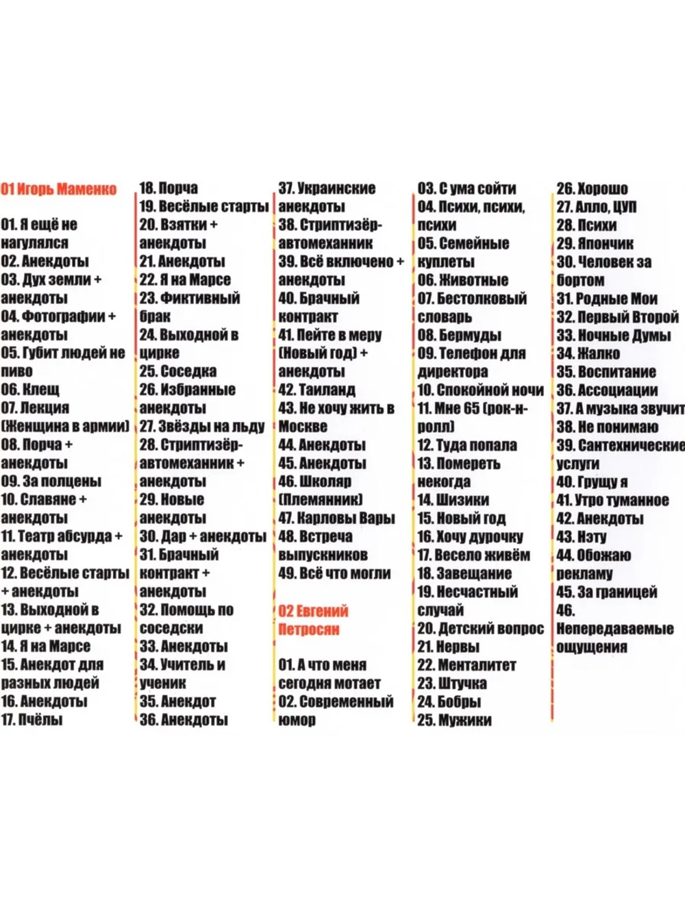 Игорь Маменко + Евгений Петросян (Диск CD-MP3)