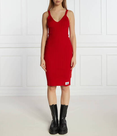 Платье CALVIN KLEIN JEANS - красный(J20J223041)