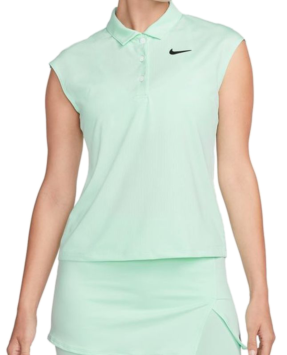 Женское поло Nike Court Dri-Fit Victory Polo - mint foam/black