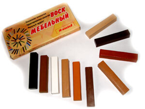 Воск мебельный серый темный