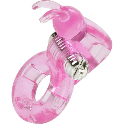 Стимулирующее эрекционное кольцо Bunny Enhancer (Цвет: розовый)