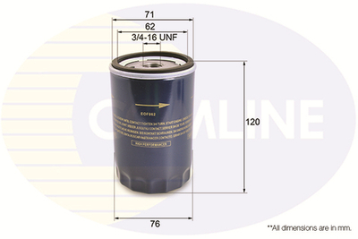 COMLINE - EOF062-CML - Oil Filter