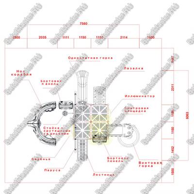 Детская игровая площадка «Черная жемчужина»