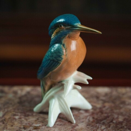 Фарфоровая статуэтка «Зимородок»