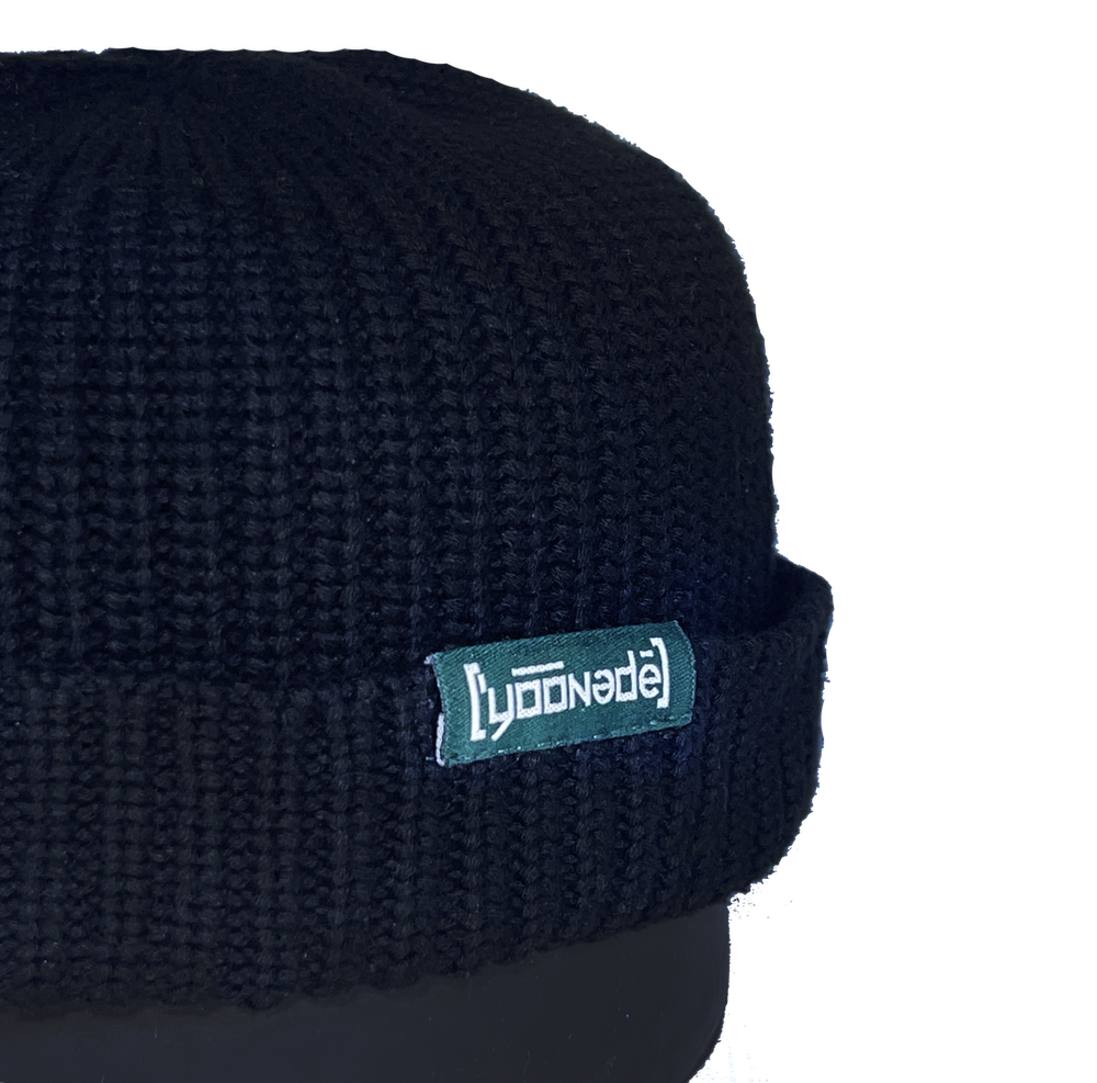 YOONEDE шапка Beanie черн-зел