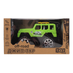 Джип на РУ 24,5*13*13см. движение вперед/назад, зеленый
