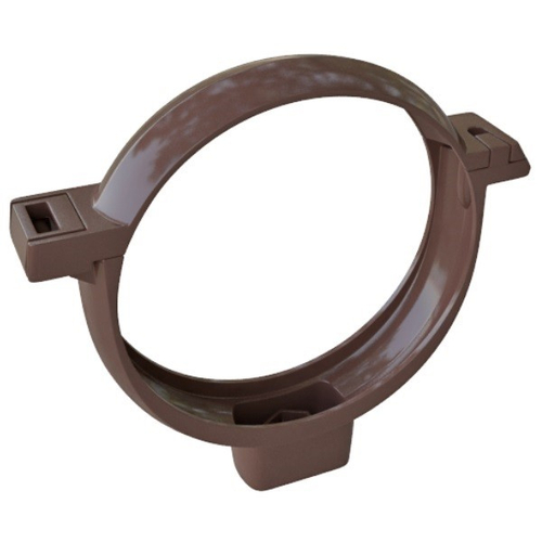 Хомут трубы ПВХ Альта-Профиль Элит Коричневый 95 мм
