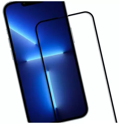 Защитное стекло iPhone 13/13 Pro/14/14 Pro 5D Coblue black